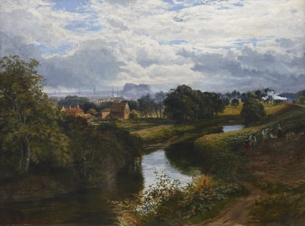 Samuel Bough RSA (1822-78) View of Edinburgh from Bonnington Oil on canvas, 1875, 45.8 x 61.1cm RSA Diploma Collection (Deposited, 1875) 2000.028