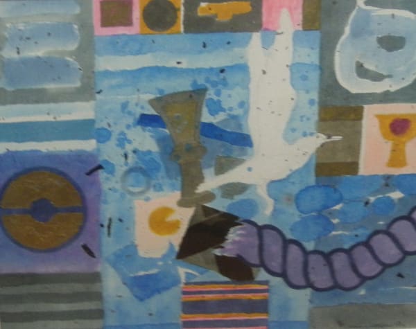 William Littlejohn RSA Abstract Paintings from the Studio Collection