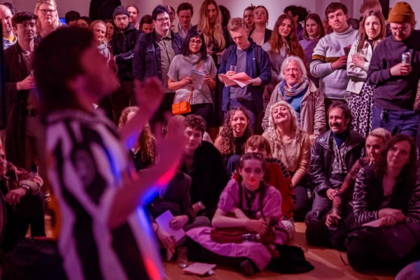 Academy Late 2023. Performance by Len Goetzee. Photo by Andy Catlin.