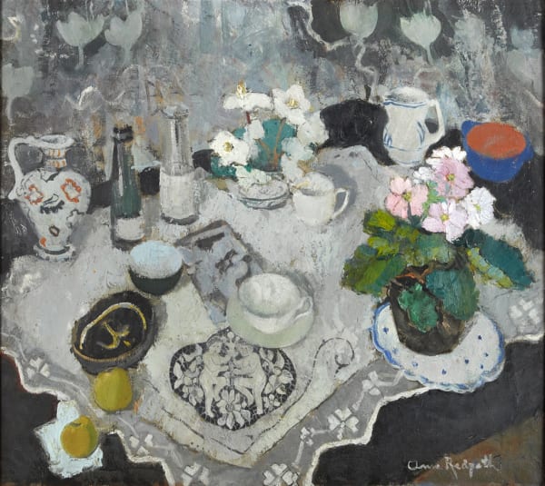 Anne Redpath RSA, The Lace Cloth (c.1943 - c.1944)