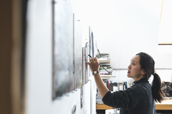 Elaine Woo MacGregor studio portrait