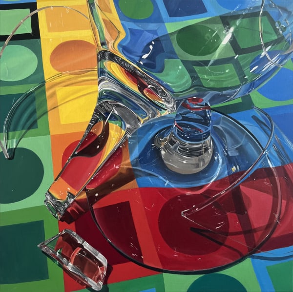 Katie Hillard,Victor Vasarely broken glass