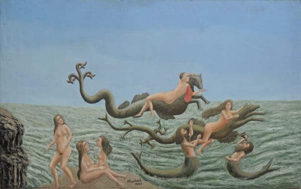 André Bauchant Néréides et Naïades, 1930 Huile sur toile 73 x 116 cm