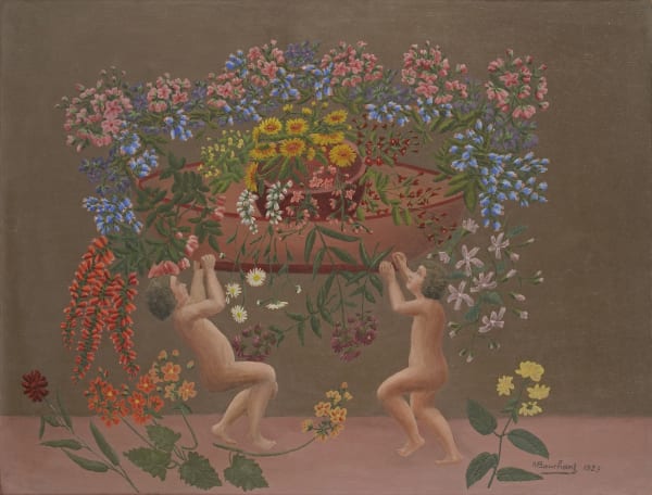 André Bauchant Les Amours I, 1929 Huile sur toile 89 x 116 cm