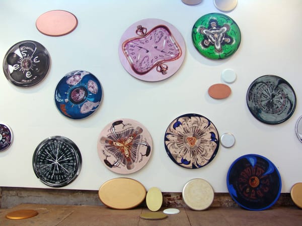 Clocks Instalation In Proces Ray Smith S Studio Volta 1