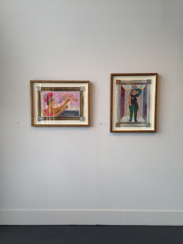 Installation image of Rodolfo Morales' work in Aesthetic Encounters in 2015