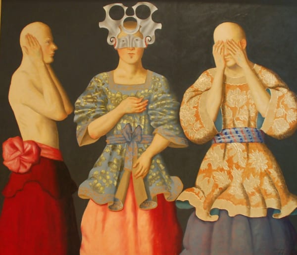 Benjamín Domínguez Untitled (Tres Personajes), 2010