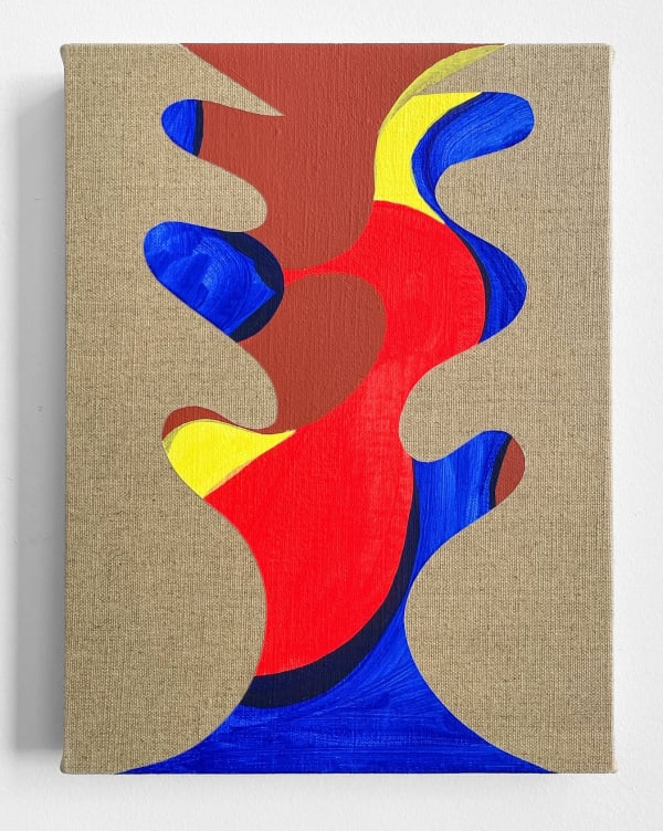 Carlos Rosales-Silva Fall Leaf, 2020 Flashe on linen 12 x 9 in 30.5 x 22.9 cm