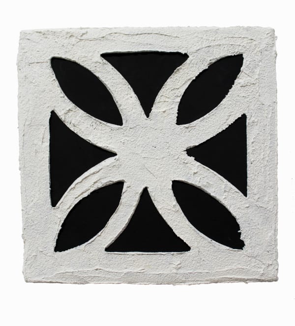 Nora Maité Nieves Concreto #1, 2018 Acrylic, flashe, and modeling paste on canvas 12 x 12 in 30.5 x 30.5 cm