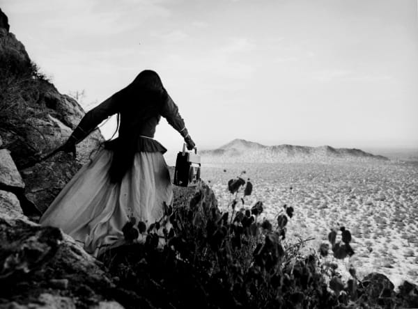 Graciela Iturbide Mujer ángel Desierto de Sonora, México, 1979 Silver Gelatin Print 16 x 20 in 40.6 x 50.8 cm