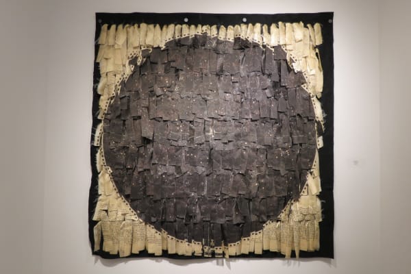 Cecilia Paredes, Constellation, 2021, Signed, Silk on felt tapestry, 50 x 50 in, 127 x 127 cm