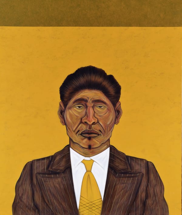 César A. Martínez, Simon Novoa, 2024, Acrylic on canvas, 64 x 54 in, 162.6 x 137.2 cm