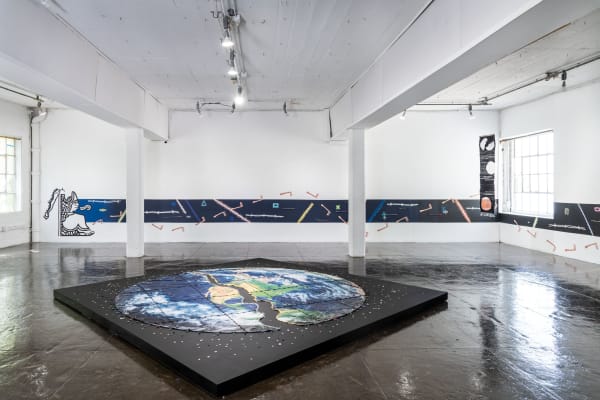 Installation view of Consuelo Jimenez Underwood’s “UNDOCUMENTED TALES OF THE FUTURE: NOW”