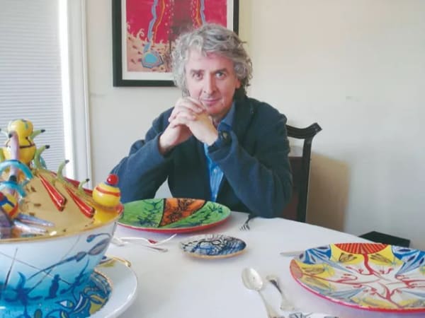 Nicolás Leiva at Ruiz-Healy Art, image by Scott Andrews