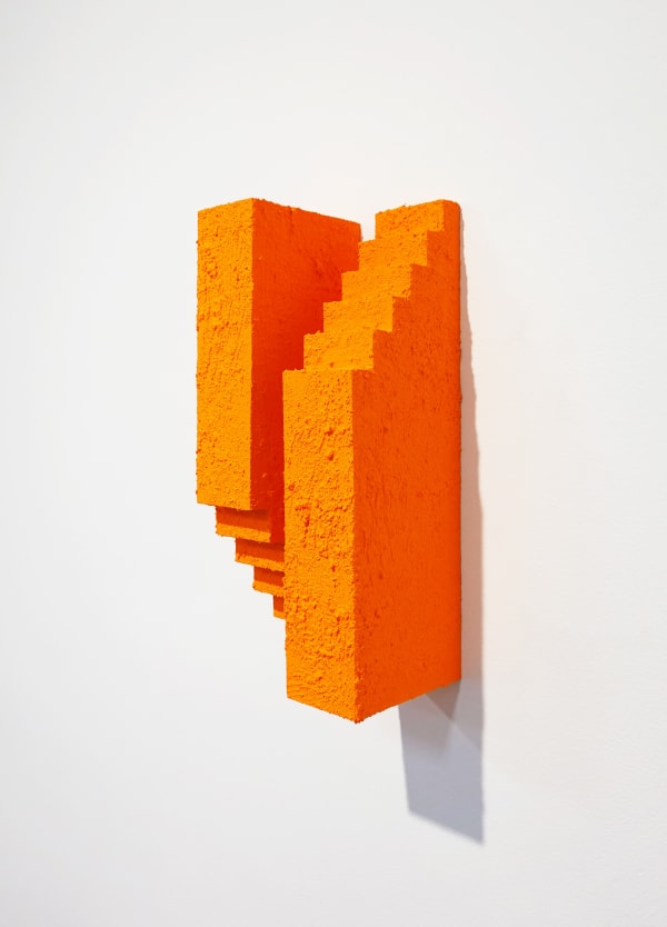 Artwork Image: Eric Santoscoy-McKillip, Reaching 20, 2020, Acrylic, flashe, and stucco on wood, 14 x 6 x 4.75 in, 35.6 x 15.2 x 12.1 cm