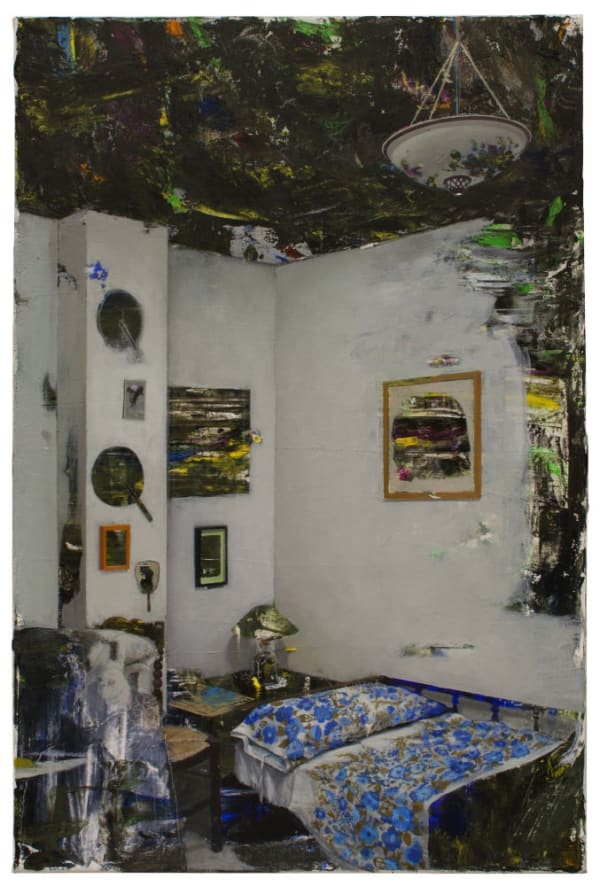 CARLOS SAGRERA - DELUSION - 2017 - ACRYLIC ON CANVAS - 47 X 31 CM