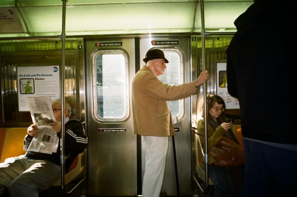 YIGAL OZERI - UNTITLED; A NEW YORK STORY - 2019 - OIL ON PAPER MOUNTED ON WOOD - 30 X 45 CM