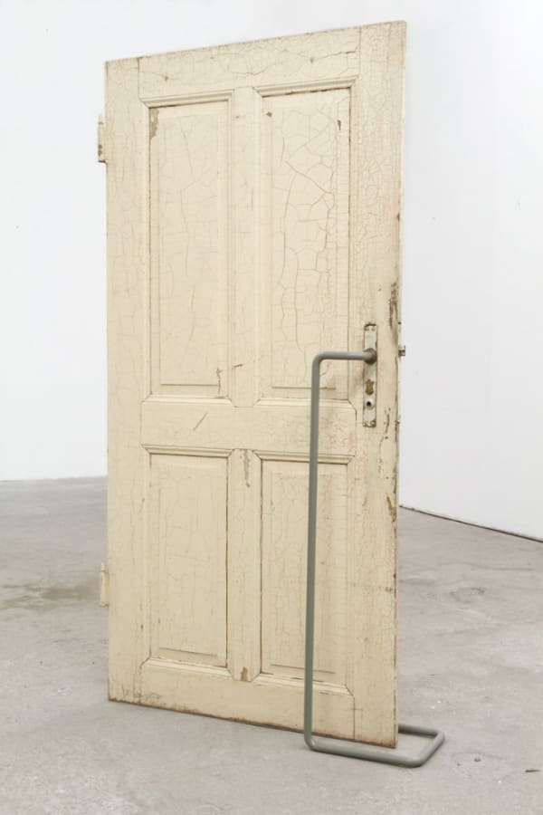 ROBERT BARTA - GATE TO PARADISE - 2019 - NEOCLASSICAL DOOR, POWDER COATED STEEL - 187 X 90 X 25 CM