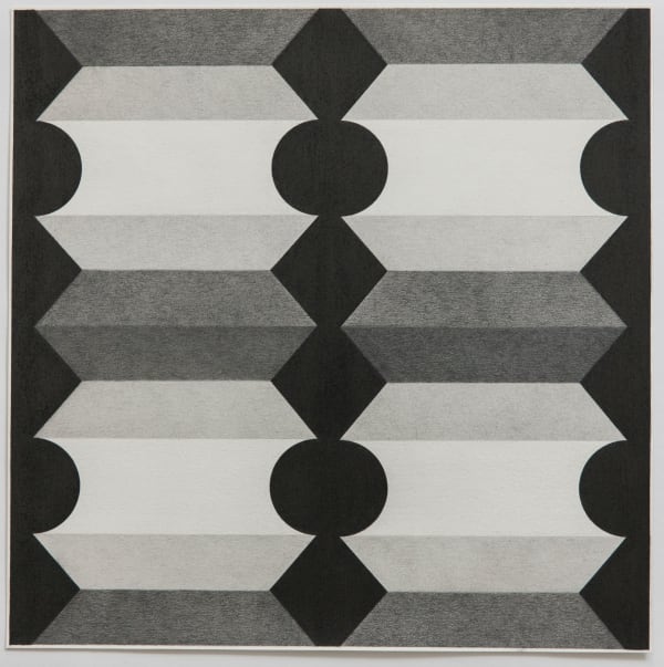 PETE SCHULTE - JEREMIAD - 2017 - GRAPHITE ON PAPER - 38 X 38 CM