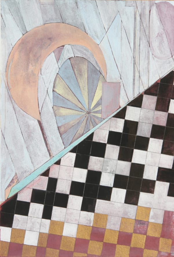 MATTHIAS SCHAAREMAN - NR 1805 - 2018 - GOUACHE ON PAPER - 19 X 27 CM