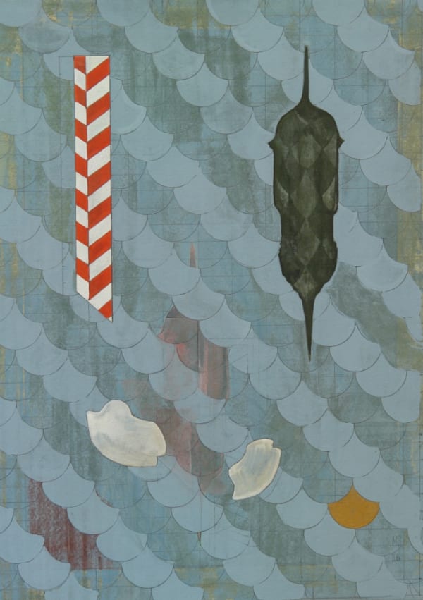 MATTHIAS SCHAAREMAN - NR 1610 - 2016 - GOUACHE ON PAPER - 35 X 26 CM