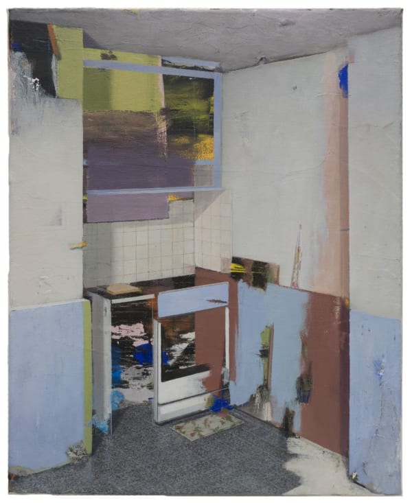 CARLOS SAGRERA - KEEP THE RUG - 2017 - ACRYLIC ON CANVAS - 45,5 X 37 CM