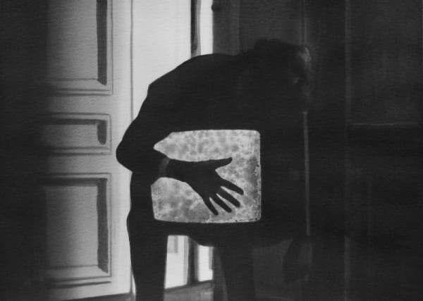 RADENKO MILAK - PRENOM CARMEN (JEAN-LUC GODARD, 1983) - 2015 - WATERCOLOR ON PAPER - 100 X 145 CM