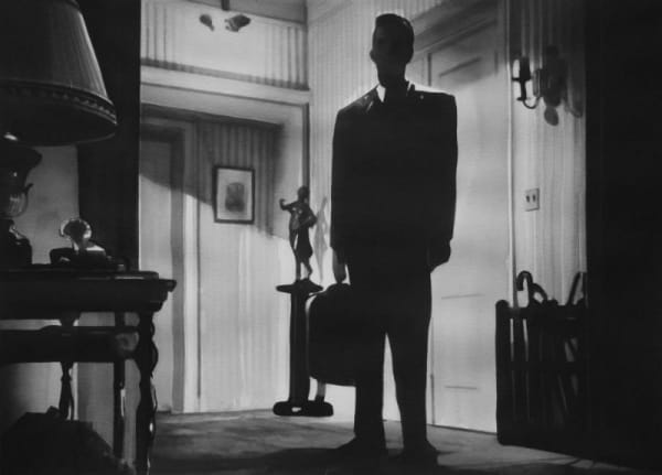 RADENKO MILAK - THE DAY THE EARTH STOOD STILL (ROBERT WISE, 1951) - 2015 - WATERCOLOR ON PAPER - 50 X 70 CM