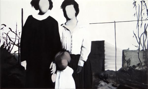 NATALIA OSSEF - THE WHEEL - 2016 - OIL ON CANVAS - 30 X 50 CM