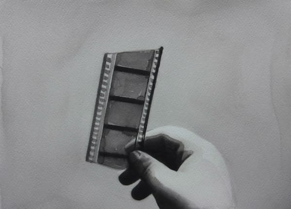 RADENKO MILAK - THEODOROS ANGELOPOULOS - 2016 - WATERCOLOR ON PAPER - 26 X 36 CM