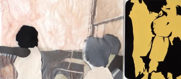 NATALIA OSSEF - THROUGH OCEANS - 2016 - MIXED MEDIA ON PAPER - 12,9 X 26,7 CM