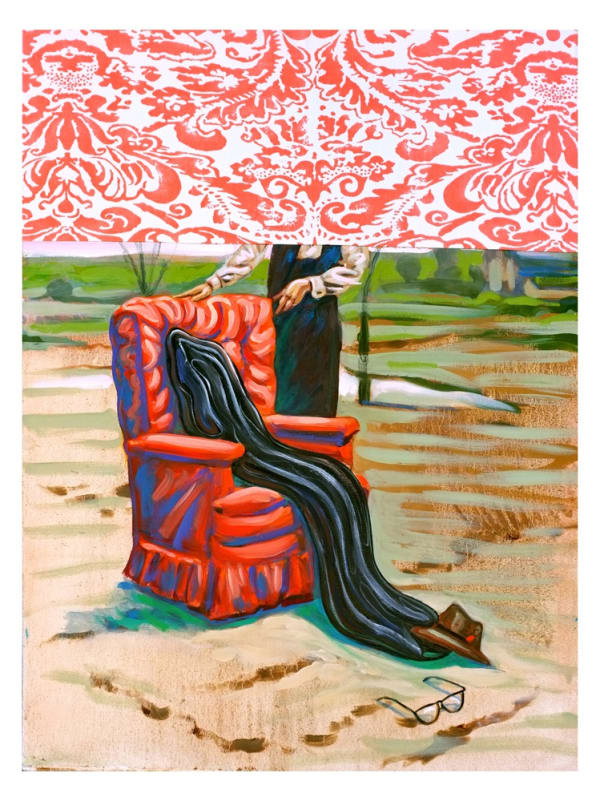 DANIEL HOROWITZ - MIRACLE OF CASUALNESS - 2017 - OIL ON CANVAS - 100 X 76 CM