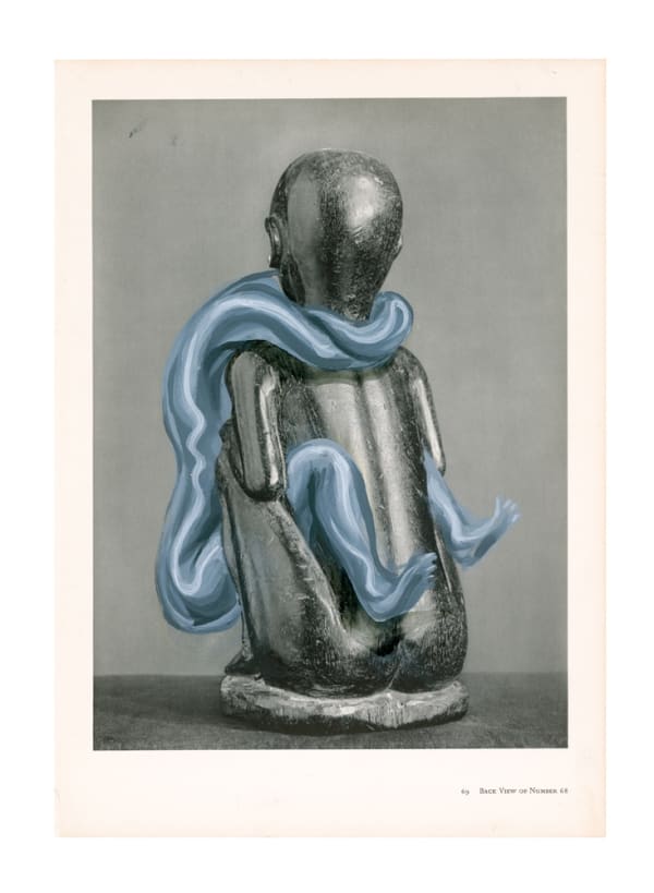 DANIEL HOROWITZ - TRIBALPHILIA I - 2016 - OIL ON PAPER - 35 X 25 CM