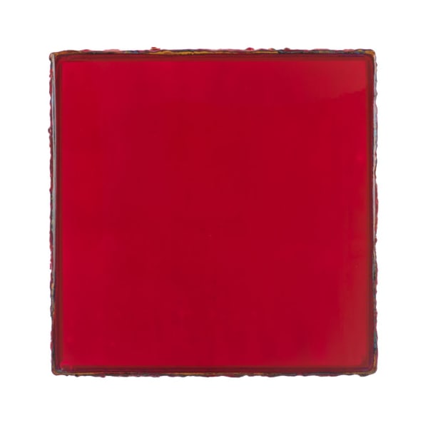 EMMANUEL BARCILON - UNTITLED - 2016 - VARNISH AND PIGMENT ON WOOD - 50 X 50 CM