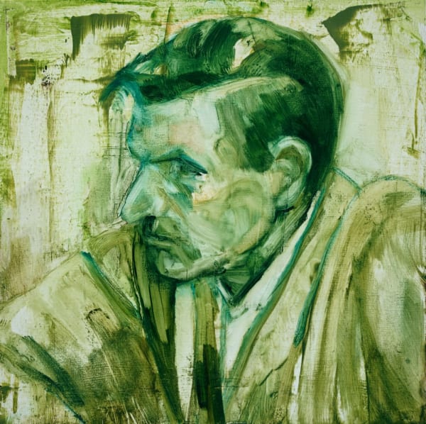 ANNA BITTERSOHL - HART - 2016 - OIL ON WOOD - 25 X 25 CM