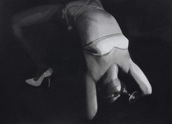 RADENKO MILAK - LA NOTTE (1961) - 2016 - WATERCOLOR ON PAPER - 26 X 36 CM