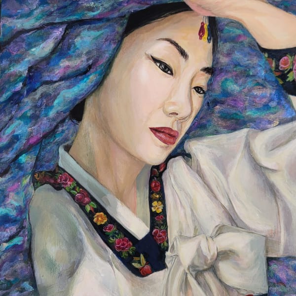 YouBeen Kim Mother Of Pearl, 2025 LISTEN TO THE AUDIO DESCRIPTION OF THE ARTWORK→