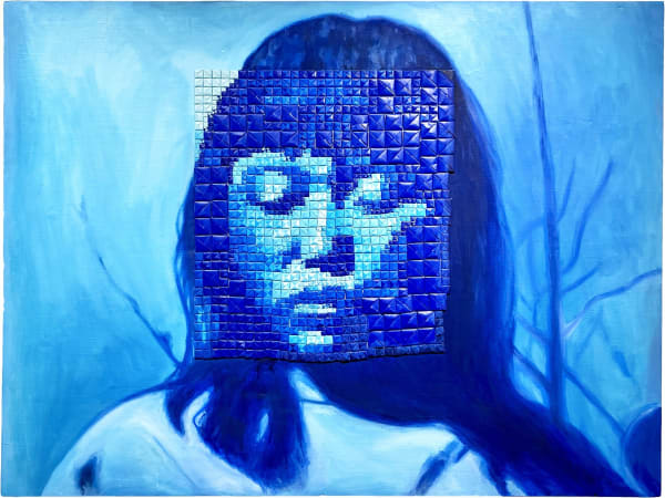 Lilli Lanier, Blue Origami Ruth, 2008
