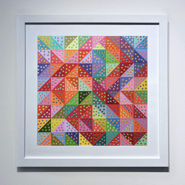 Aiko Lanier Cuneo, Dancing Dots and Triangles, 2021