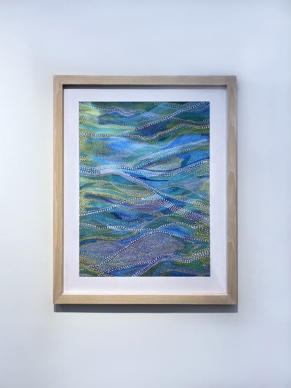 Lilli Lanier, Blues and Greens, 2021