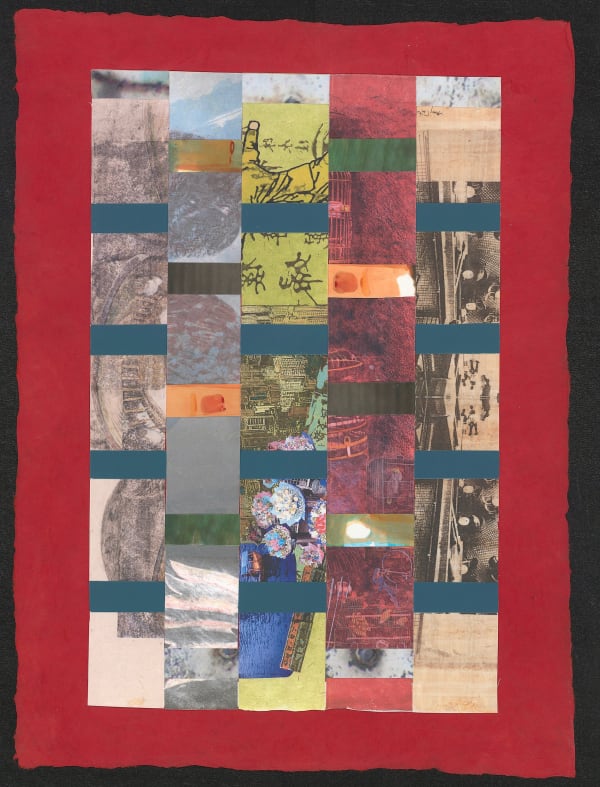 Mary Curtis Ratcliff, Scrapworks XIV: World Grid, 2020