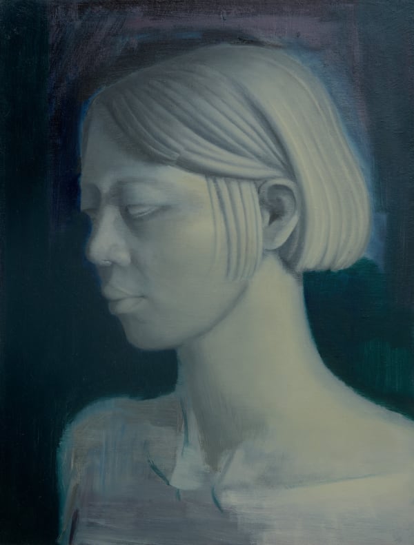 Phyllis Yao - Self portrait as a Greek statue, 2024