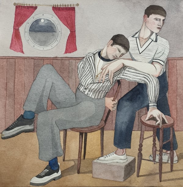 william brickel untitled no.6 2020 watercolour on paper