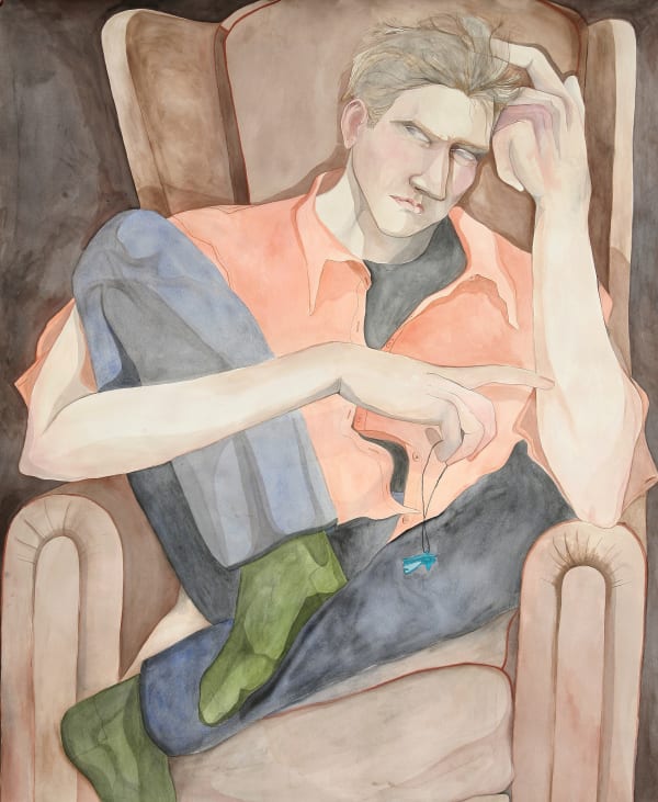 William Brickel an obscure thought 2019 watercolour on paper