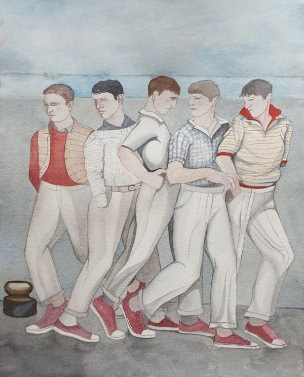 william brickel untitled no.4 2020 watercolour on paper
