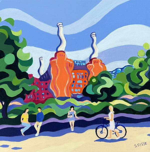 Battersea Summer, Original Painting, 2023