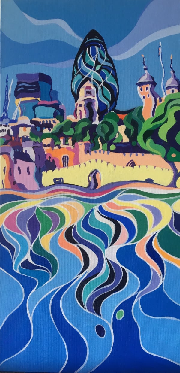 Tower and Gherkin Reflections