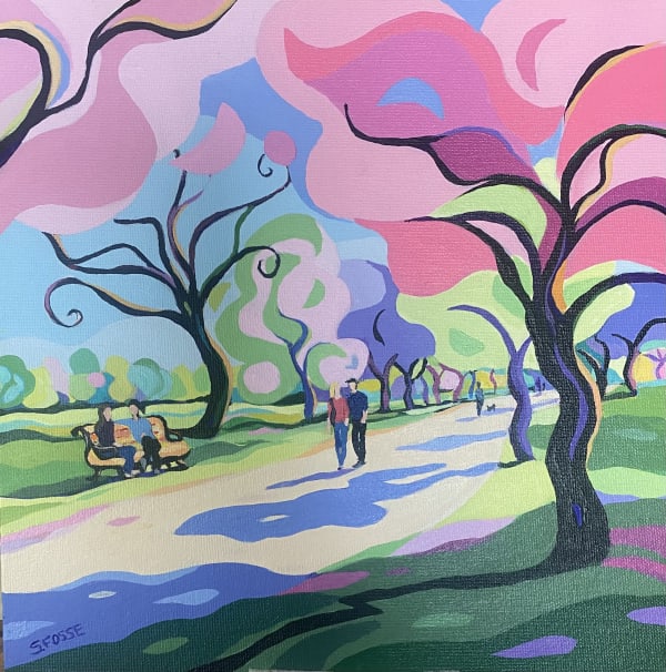 Greenwich Spring, Original Painting, 2023