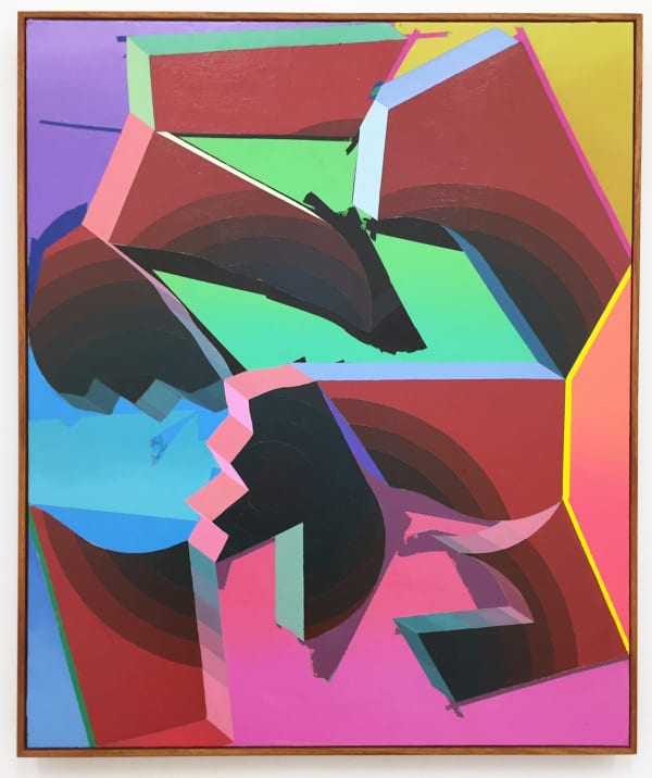 Bryan Spier, Divided Paintings, 2017 installation view