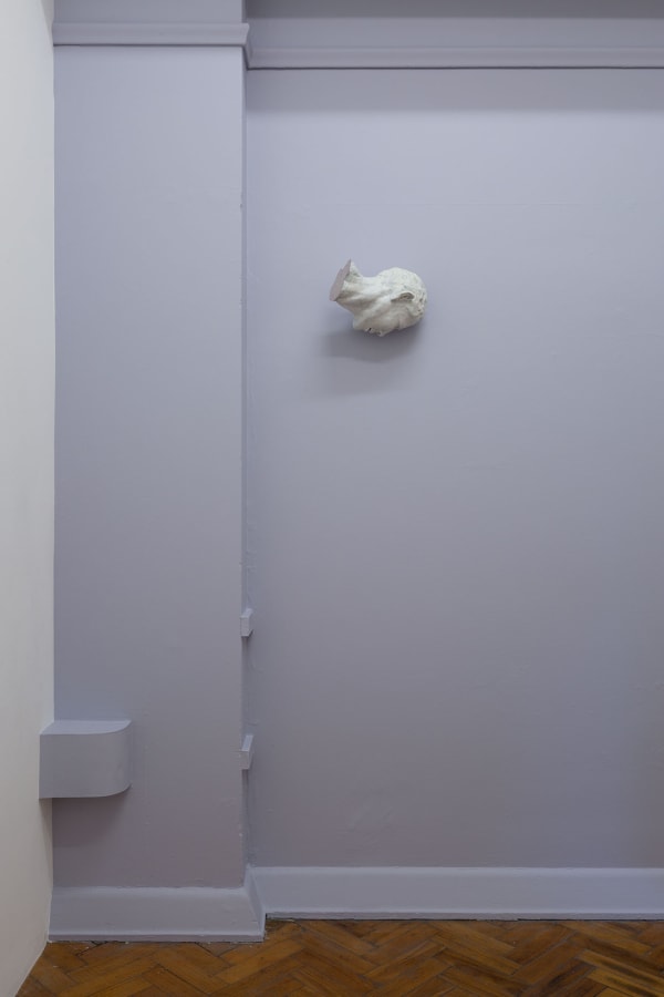 Cate Consandine, Her/e, 2018 Polished cast bronze, white patina; three parts Installation view Photo: Christian Capurro
